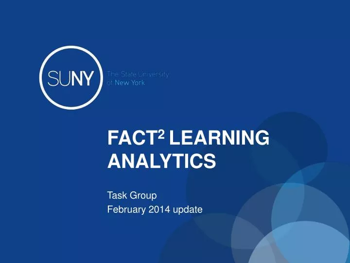 fact 2 learning analytics