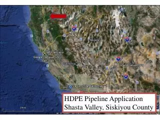 HDPE Pipeline Application Shasta Valley, Siskiyou County
