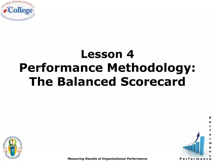 lesson 4 performance methodology the balanced scorecard