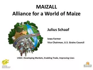 MAIZALL Alliance for a World of Maize