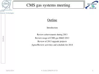 CMS gas systems meeting