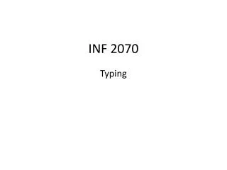 INF 2070