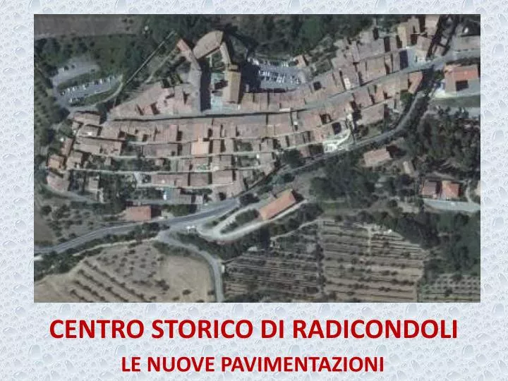 centro storico di radicondoli