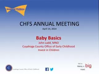 CHFS ANNUAL MEETING April 14, 2014