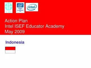 Action Plan Intel ISEF Educator Academy May 2009