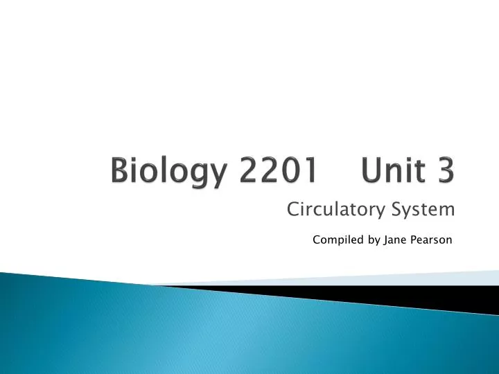 biology 2201 unit 3