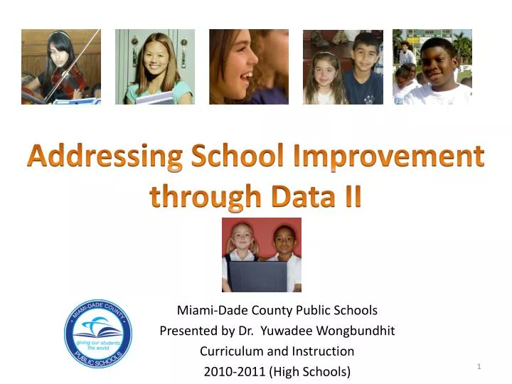 addressing school improvement through data ii
