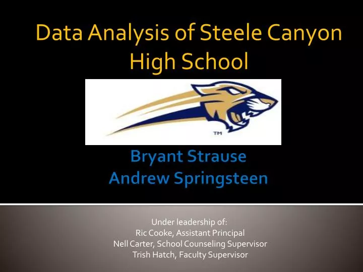 data analysis of steele canyon high school