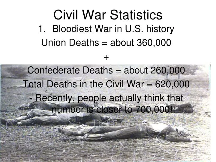 civil war statistics