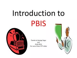 Introduction to PBIS