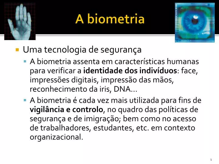 a biometria