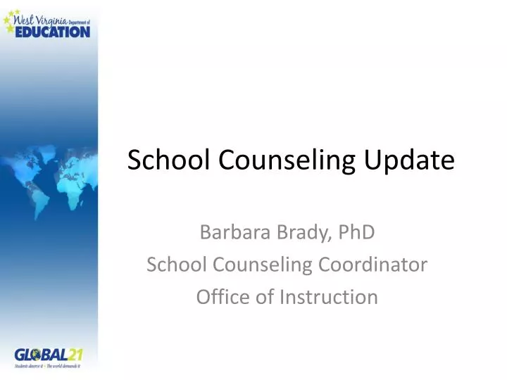 school counseling update