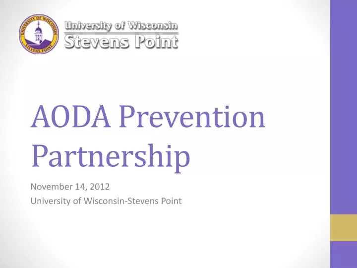 aoda prevention partnership