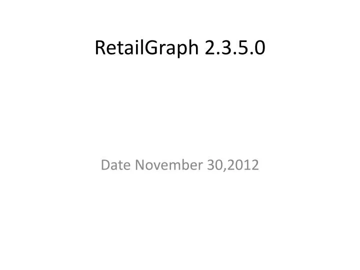 retailgraph 2 3 5 0