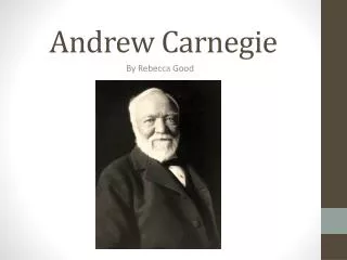 andrew carnegie