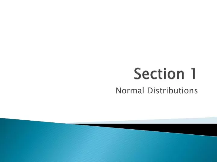 PPT - Section 1 PowerPoint Presentation, free download - ID:3192384