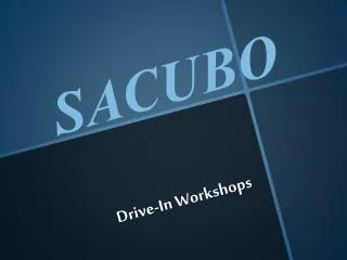 Drive-In Workshops