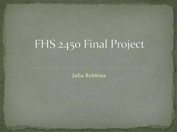 fhs 2450 final project