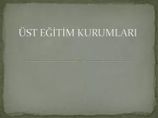 st e t m kurumlari