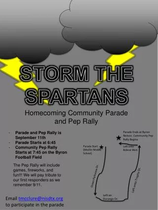 STORM THE SPARTANS