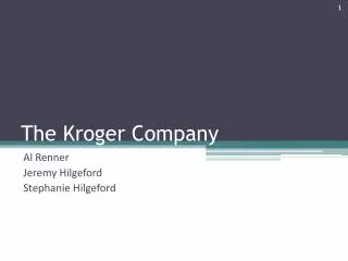 The Kroger Company