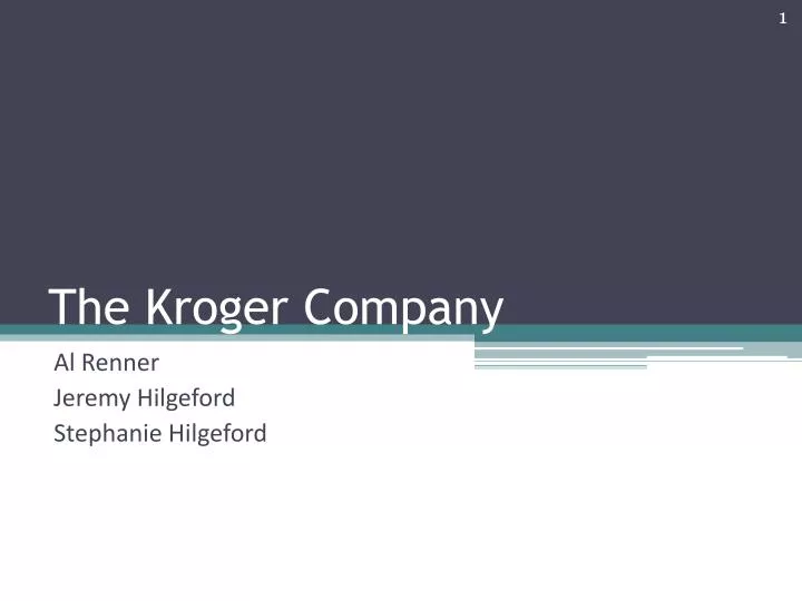 the kroger company