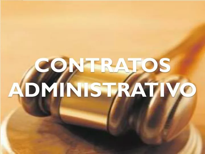 contratos administrativo