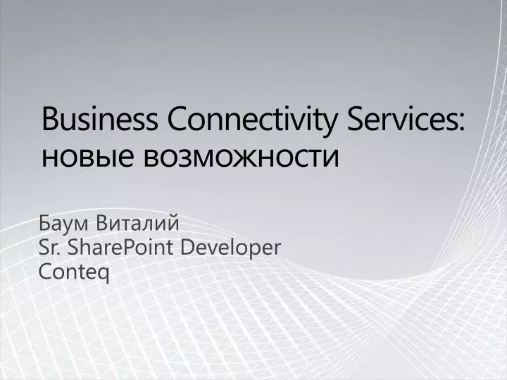 business connectivity services