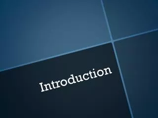 Introduction