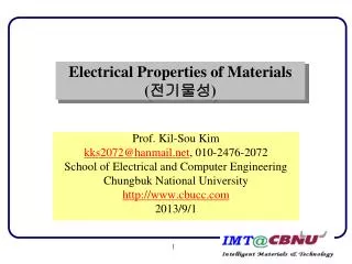 electrical properties of materials