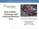 How to Make Grants and FastLane Work for You!
