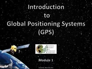 Introduction to Global Positioning Systems (GPS)