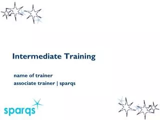 Intermediate Training