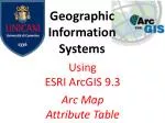 Geographic Information Systems - slide 1