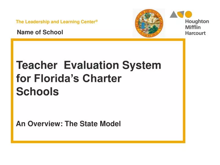 teacher evaluation system for florida s charter schools