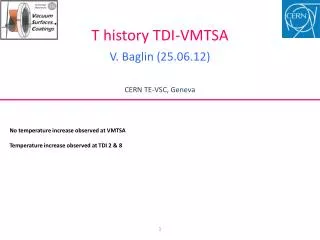 T history TDI-VMTSA