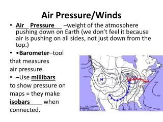 Air Pressure/Winds