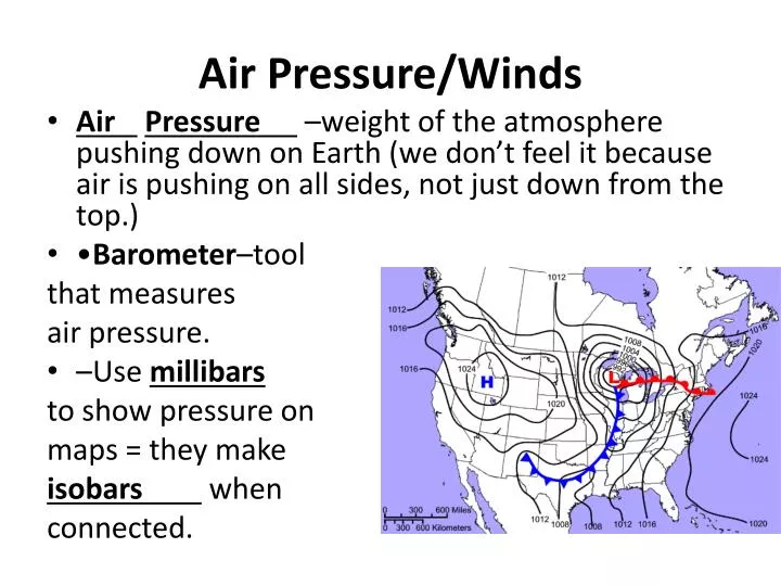 air pressure winds