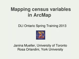 Mapping census variables in ArcMap
