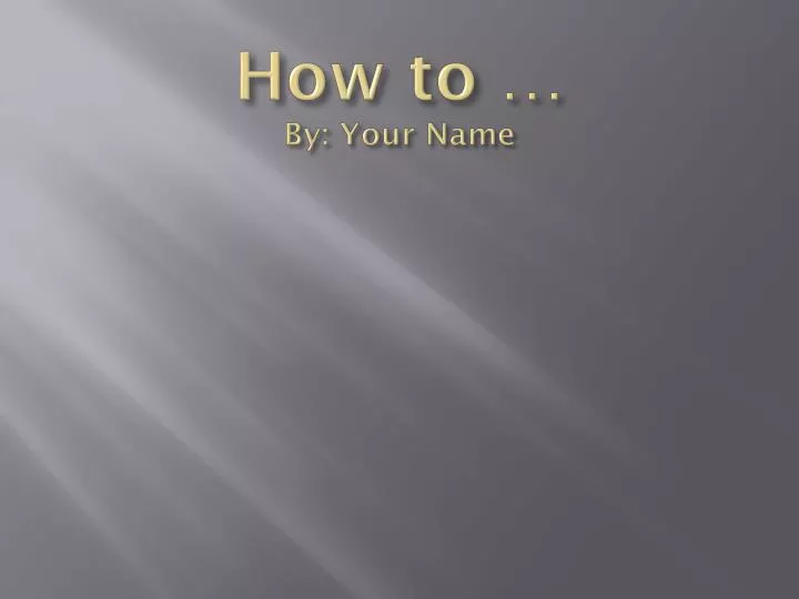 how to by your name