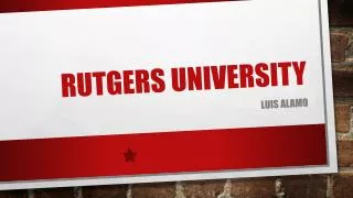 Rutgers university