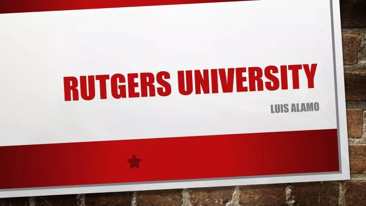 rutgers university