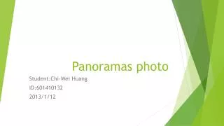 panoramas photo