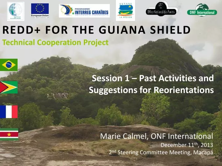 redd for the guiana shield technical cooperation project