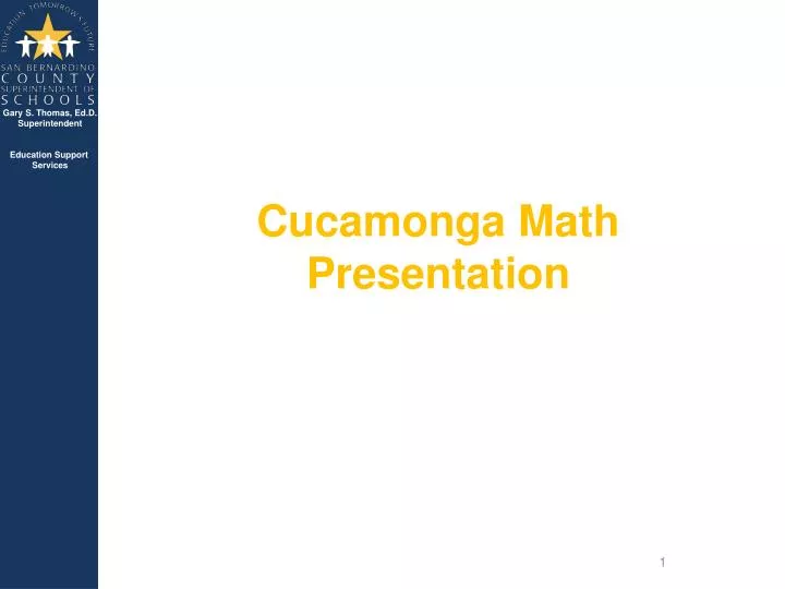 cucamonga math presentation