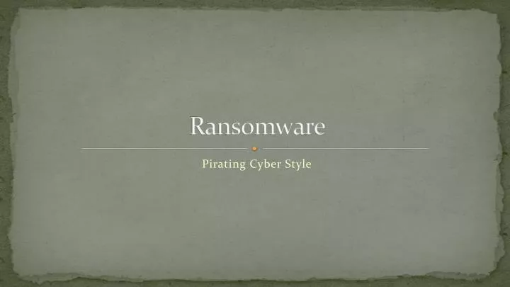 ransomware