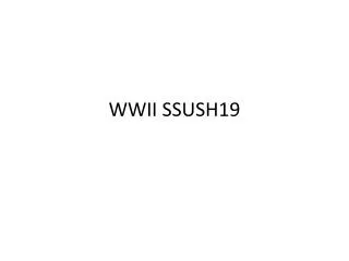WWII SSUSH19