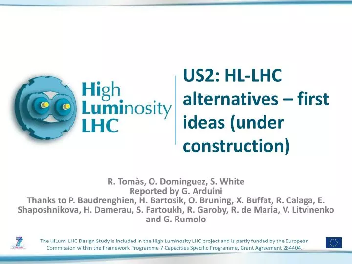 us2 hl lhc alternatives first ideas under construction