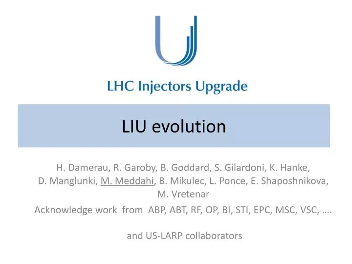 liu evolution