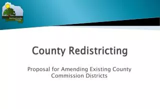 County Redistricting